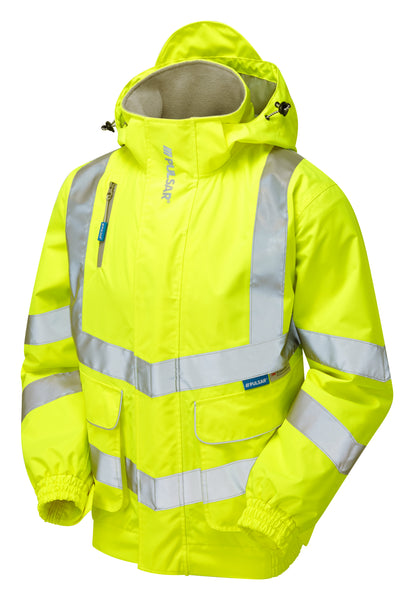 Pulsar Unlined Hi-Vis Bomber Jacket - P533 Yellow