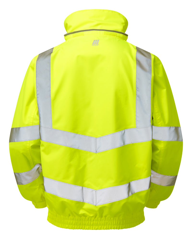 Pulsar Unlined Hi-Vis Bomber Jacket - P533 Yellow