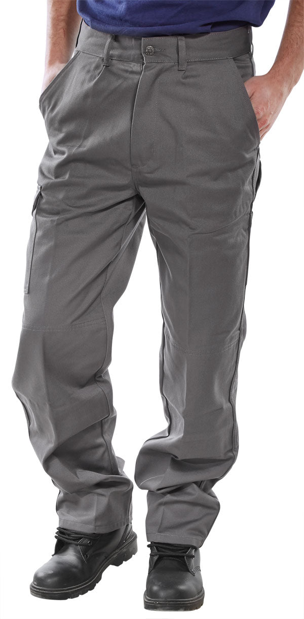 Beeswift Heavyweight Drivers Trousers - Grey