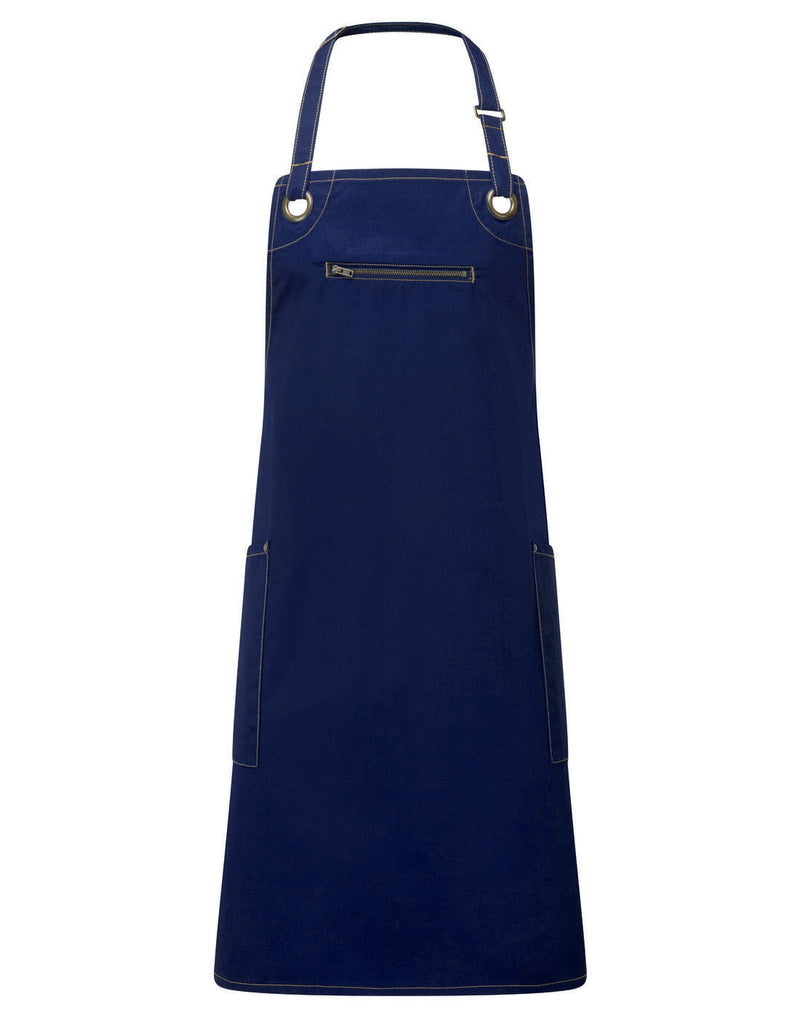 Premier Barley Contrast Stitch Bib Apron