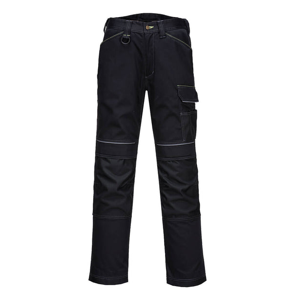 Black Portwest PW3 Lightweight Stretch Trouser