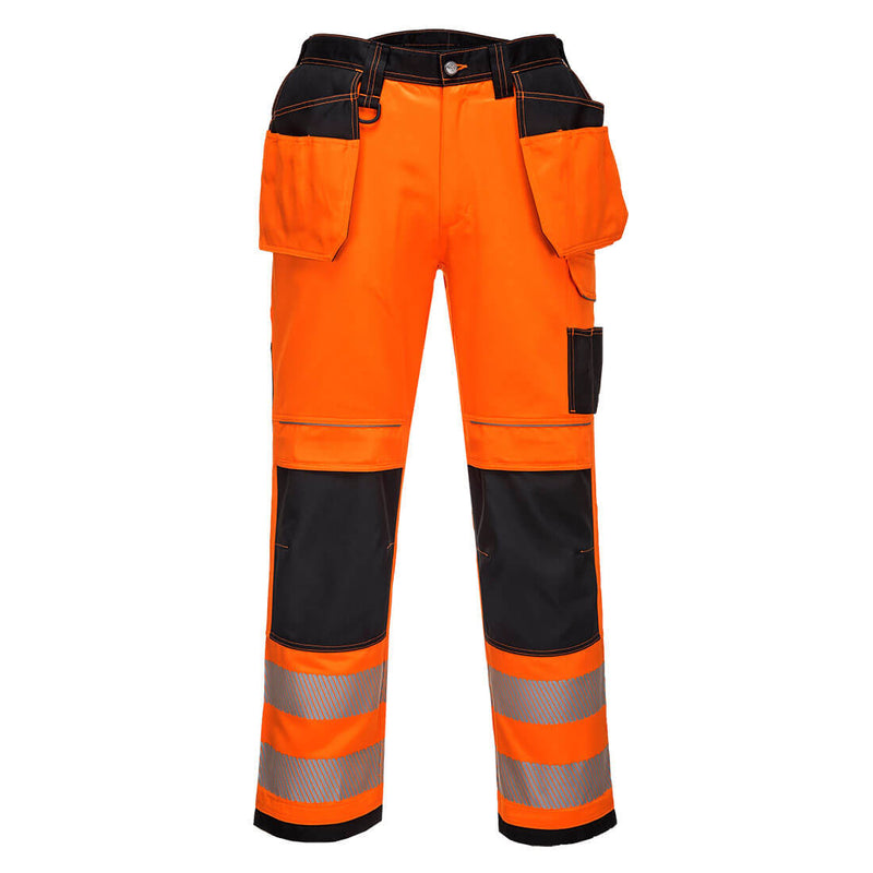 Yellow/black PW3 Hi-Vis Stretch Holster Pocket Trouser