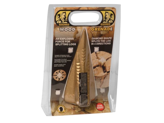 Roughneck Wood Grenade® Splitting Wedge (Blister Packed) 1.6kg (4 lb)