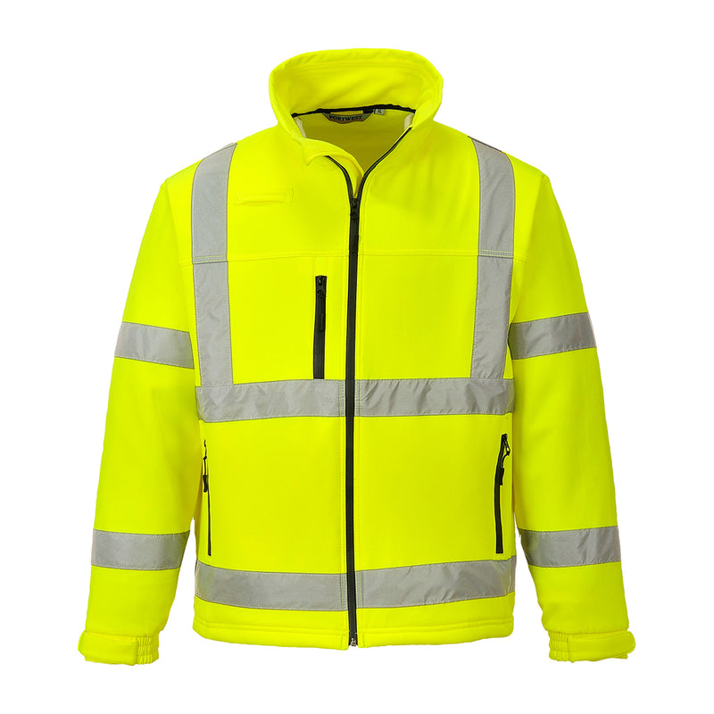 Portwest Hi-Vis Classic Softshell Jacket in Yellow