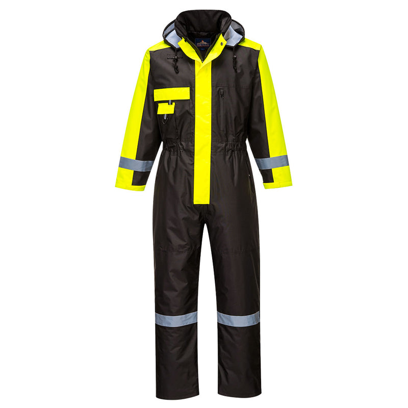 Portwest Winter Coverall S585 in Black color