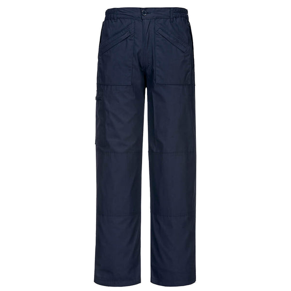 Portwest Classic Action Trouser with Texpel Finish S787 in navy.