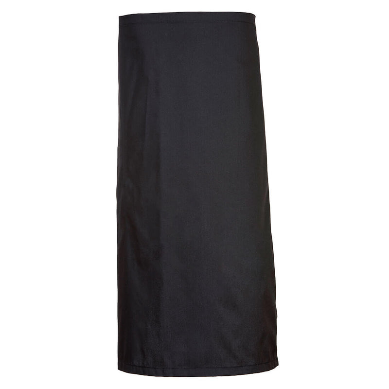 Portwest traffic jacket in black with quilted lining and hood