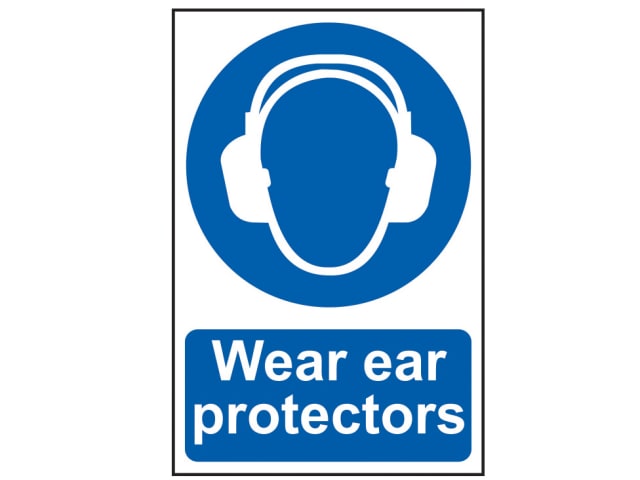 Scan Wear Ear Protectors - PVC Sign 200 x 300mm