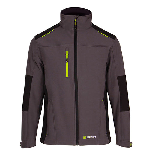Flex Softshell Jacket Two-Tone Gy Bl Xs