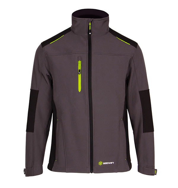 Flex Softshell Jacket Two-Tone Gy Bl Xs