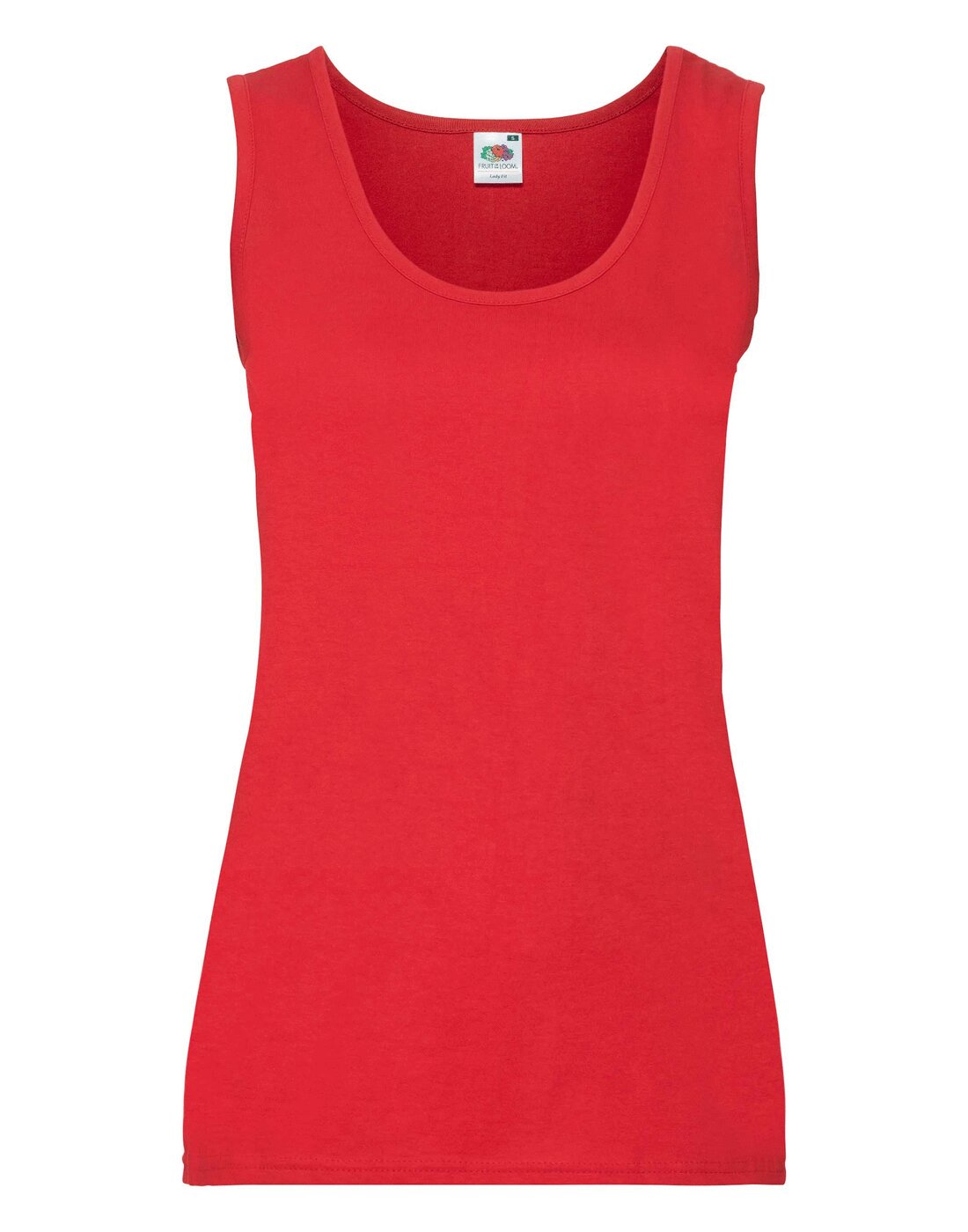 Fruit of the Loom Ladies Valueweight Vest - Red