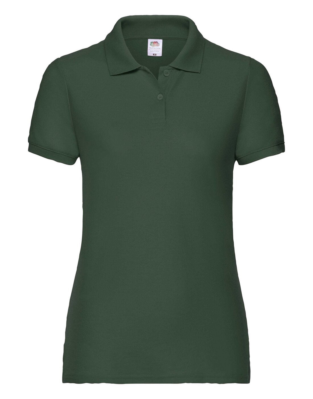 Fruit of the Loom Ladies 65/35 Polo - Bottle Green
