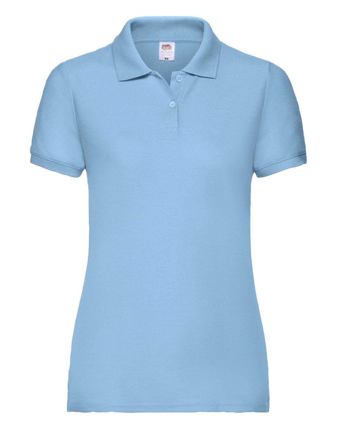 Fruit of the Loom Ladies 65/35 Polo - Sky Blue