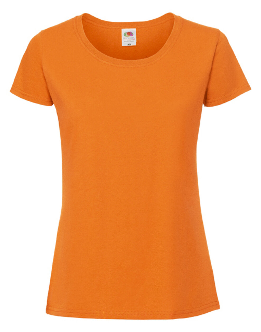 Fruit of the Loom Ladies Ringspun Premium T Shirt - Orange