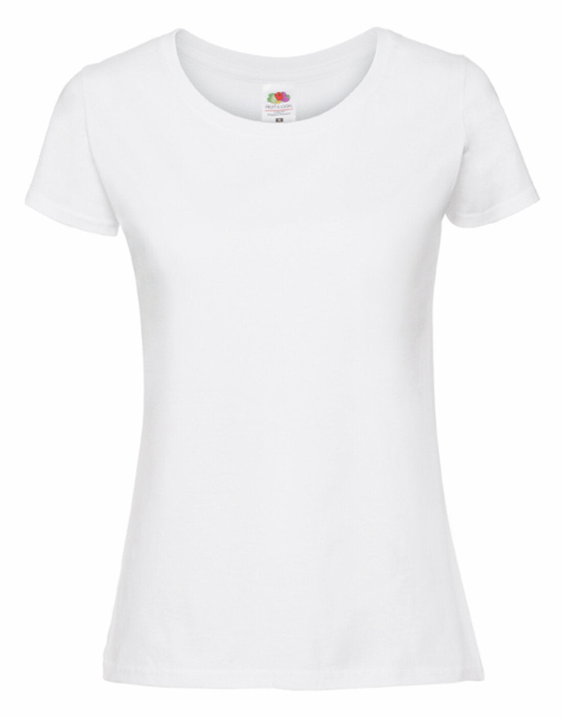 Fruit of the Loom Ladies Ringspun Premium T Shirt - White