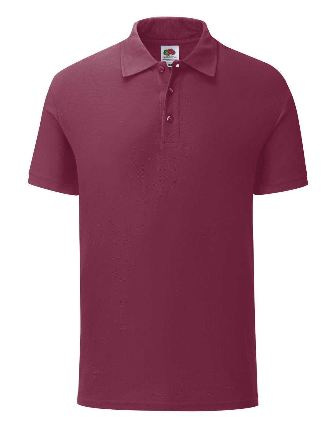 Fruit of the Loom 65/35 Tailored Fit Polo - Burgundy