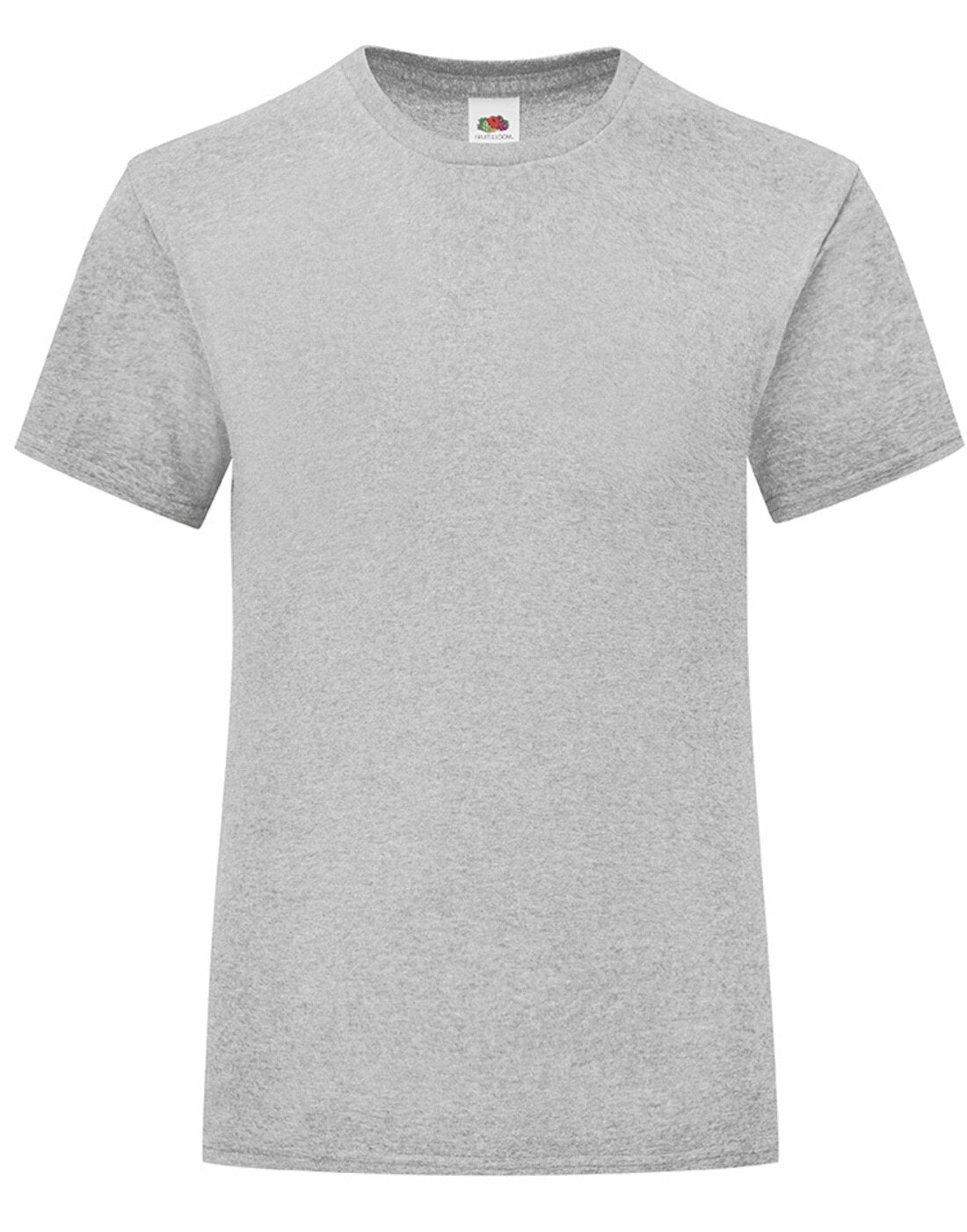 Fruit of the Loom Girls Iconic T - Heather Grey