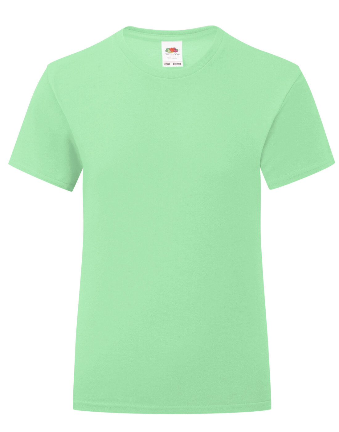 Fruit of the Loom Girls Iconic T - Light Green