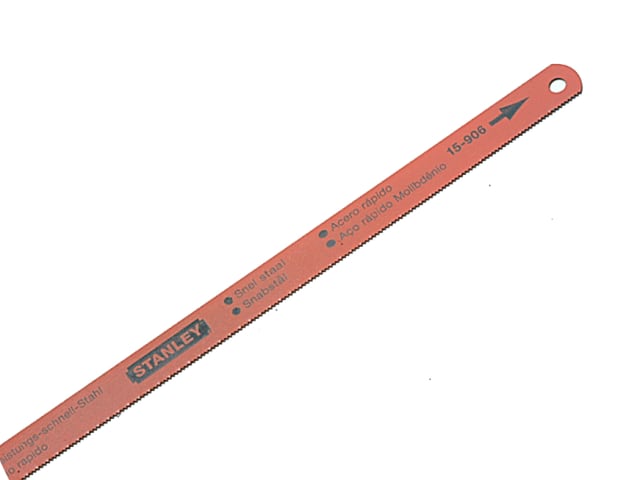 STANLEY High Speed Steel Molybdenum Hacksaw Blades 300mm (12in) x 24 TPI Pack 2