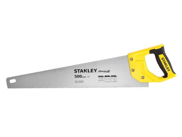 STANLEY Sharpcut™ Handsaw 500mm (20in) 7 TPI