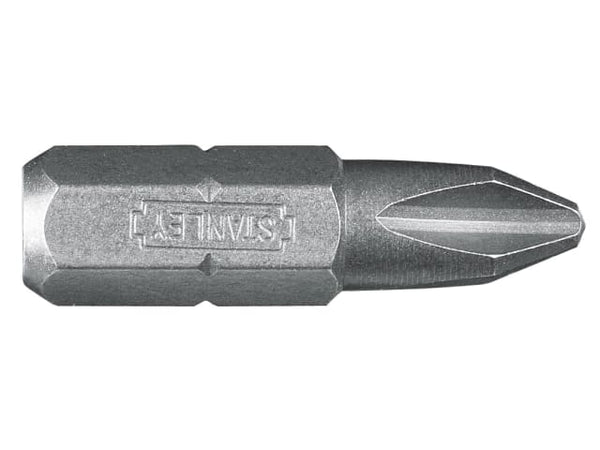 STANLEY Phillips Bits PH2 x 25mm (Box 25)
