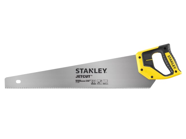 STANLEY Jet Cut Heavy-Duty Handsaw 550mm (22in) 7 TPI