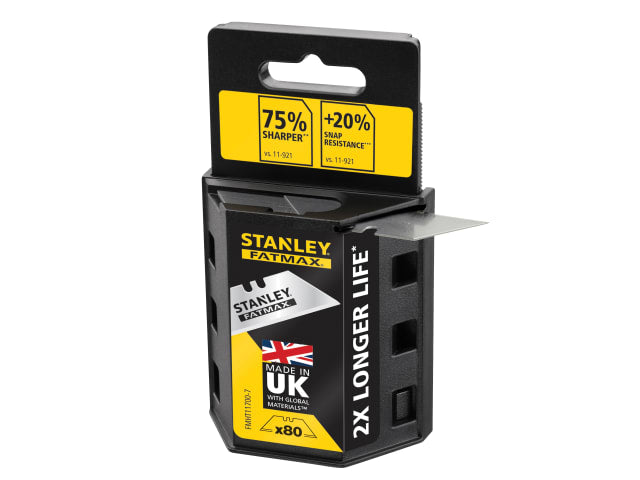 STANLEY FatMax Utility Blades (Dispenser of 80)