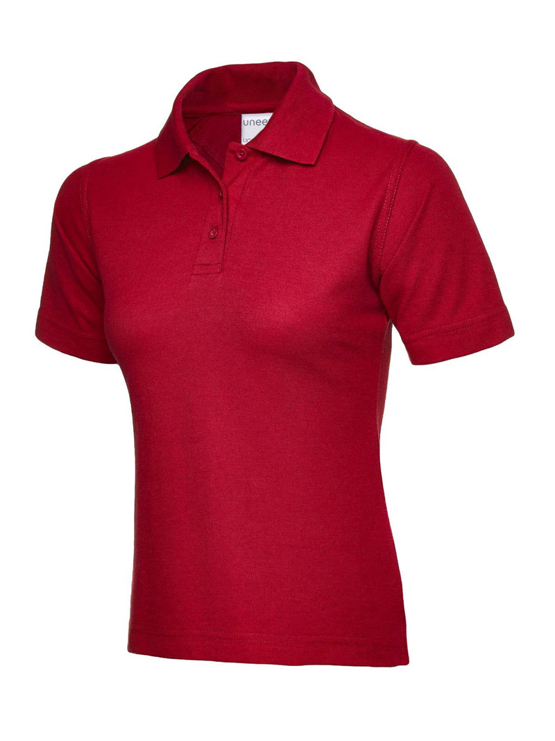 Uneek Ladies Ultra Cotton Poloshirt UC115 - Red