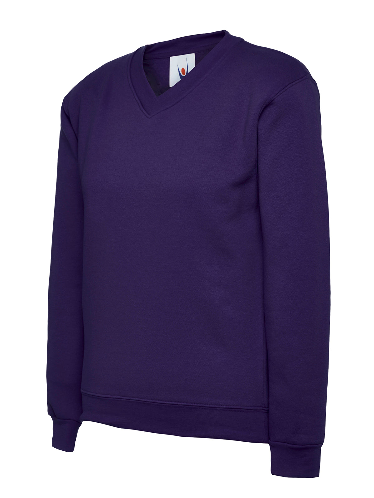 Uneek Childrens V Neck Sweatshirt UC206 - Purple