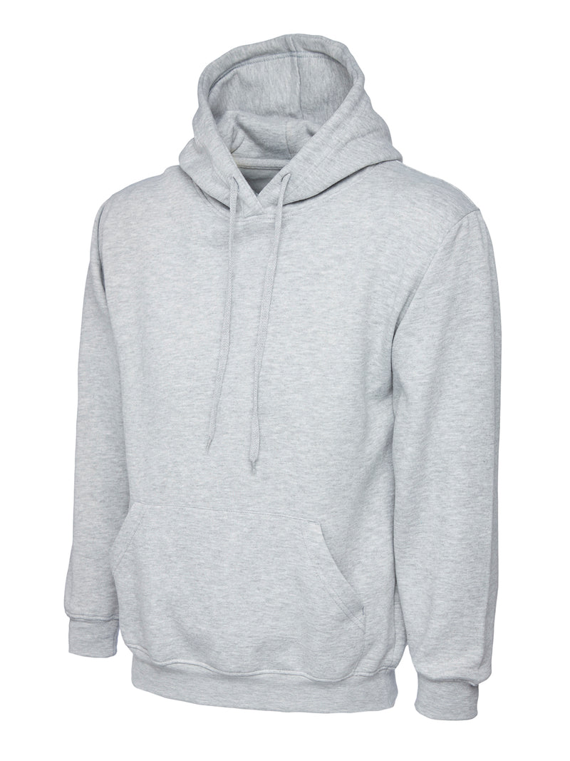 Uneek Classic Unisex Work Hoodie UC502 - Heather Grey