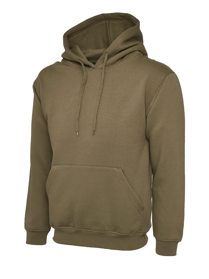 Uneek Classic Unisex Work Hoodie UC502 - Military Green