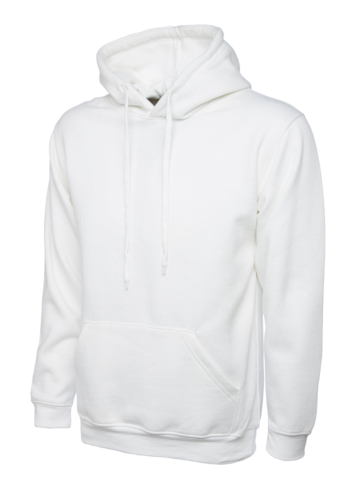 Uneek Classic Hoodie Sweatshirt - White