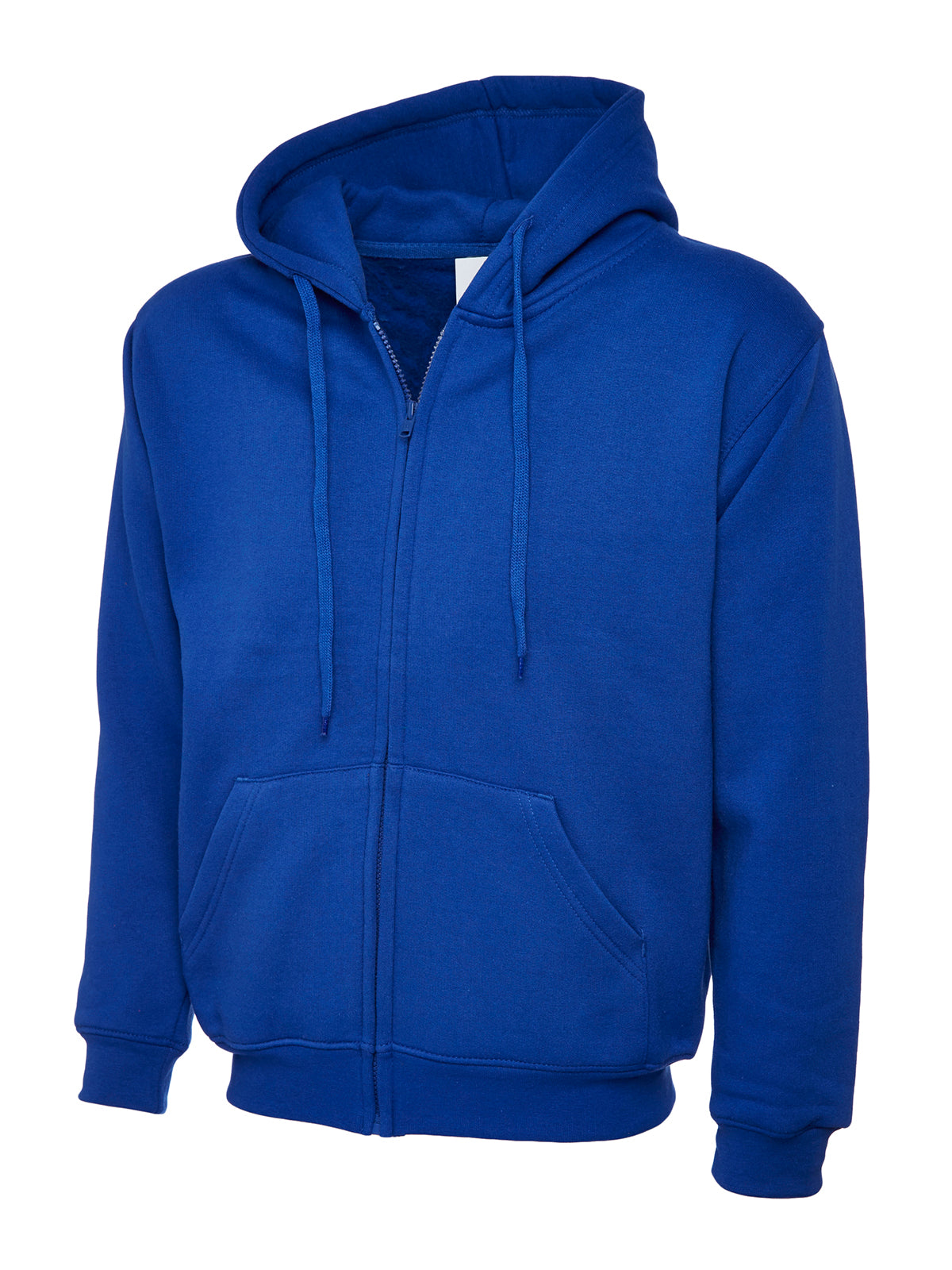 Uneek Adults Unisex Classic Full Zip Hooded Sweatshirt UC504 - Royal
