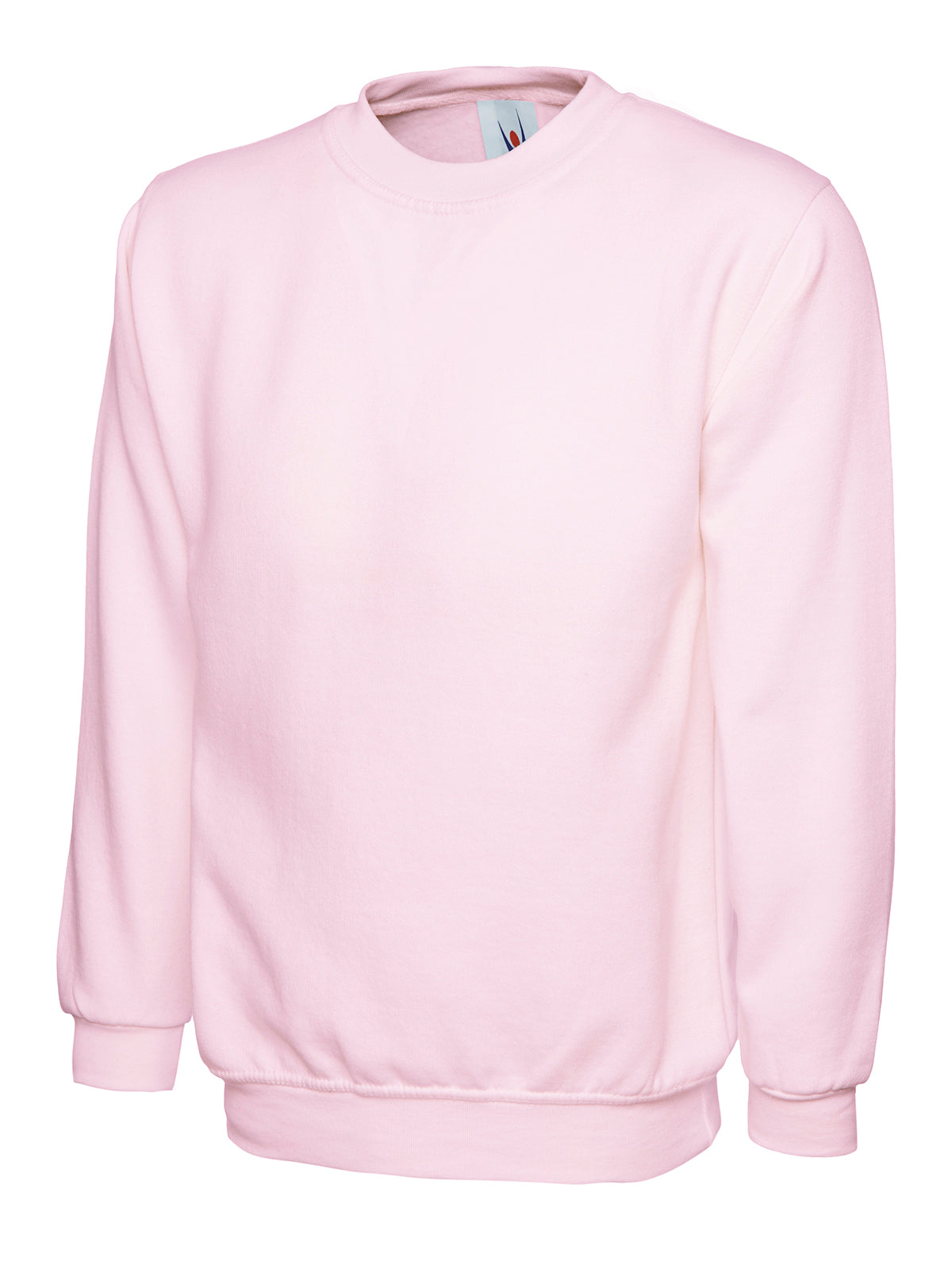 Uneek Ladies Deluxe Crew Neck Sweatshirt UC511 - Pink