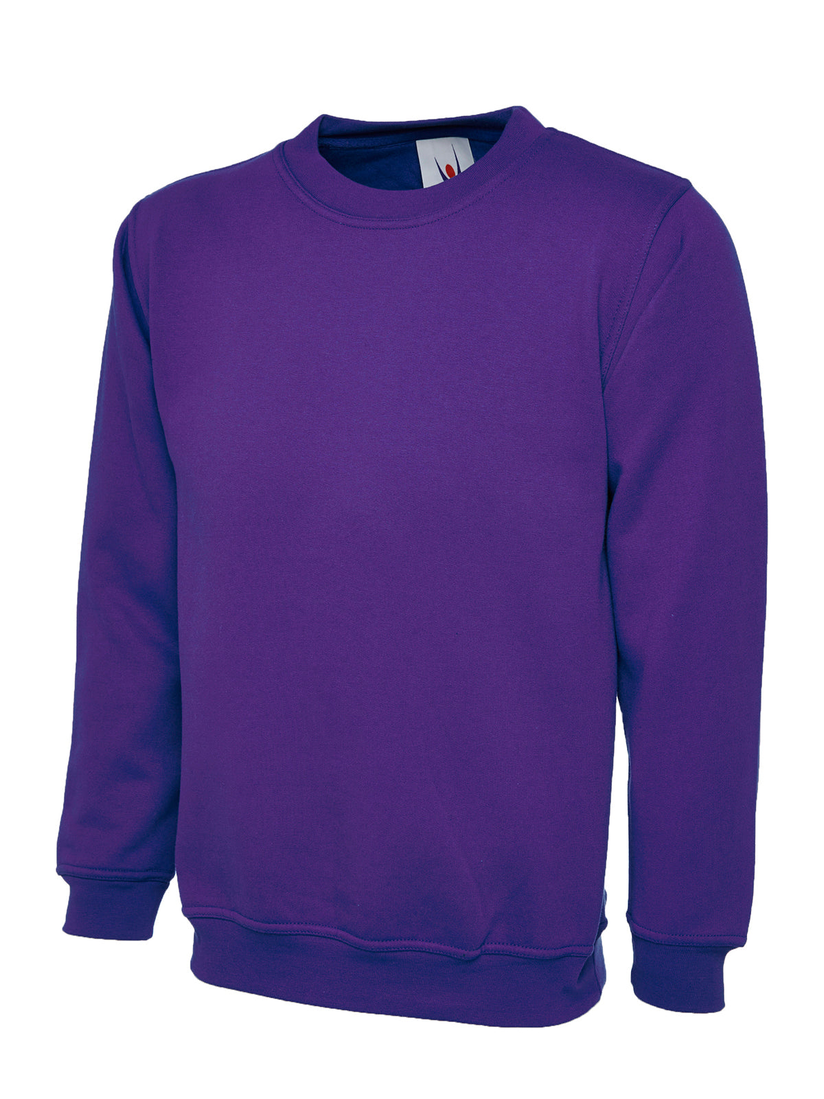 Uneek Ladies Deluxe Crew Neck Sweatshirt UC511 - Purple