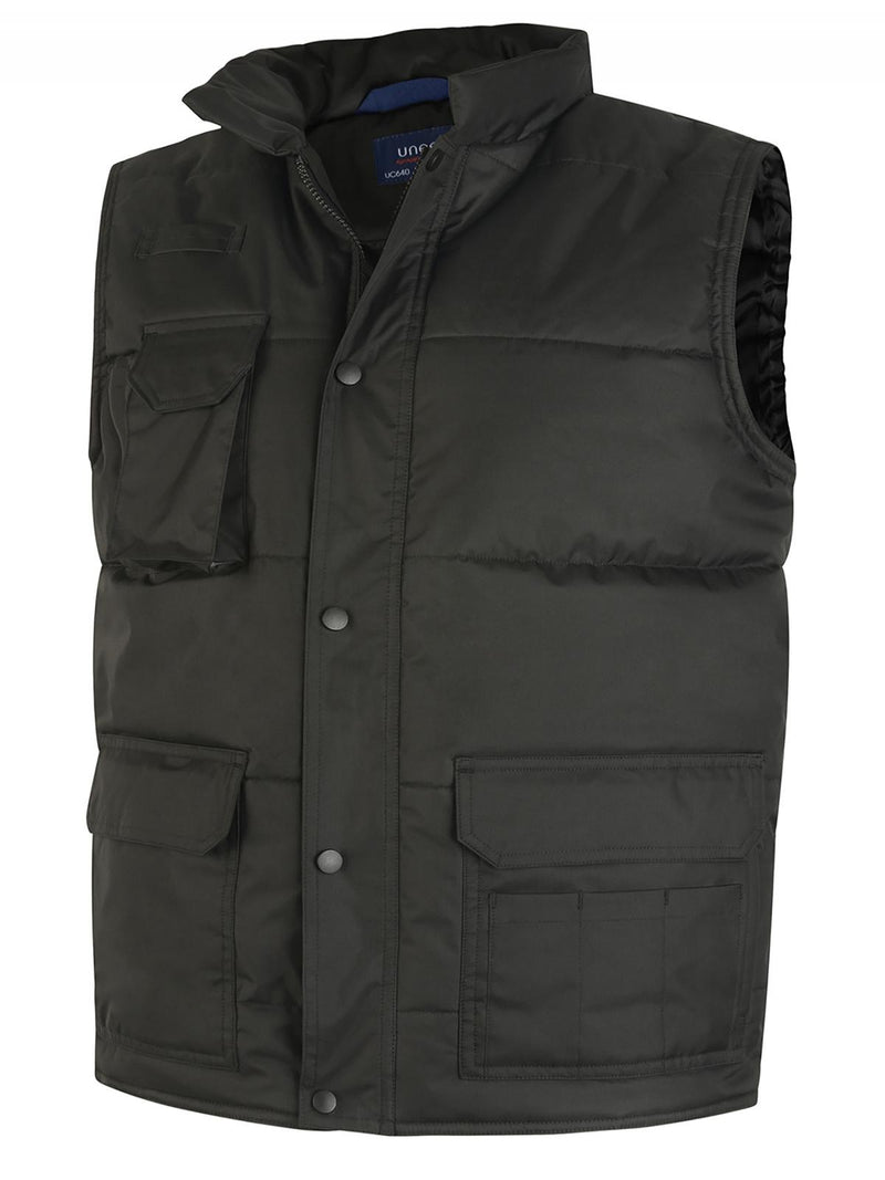 Uneek Super Pro Body Warmer UC640 - Black