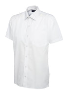 Uneek Mens Poplin Half Sleeve Shirt - uneek-mens-poplin-half-sleeve-shirt