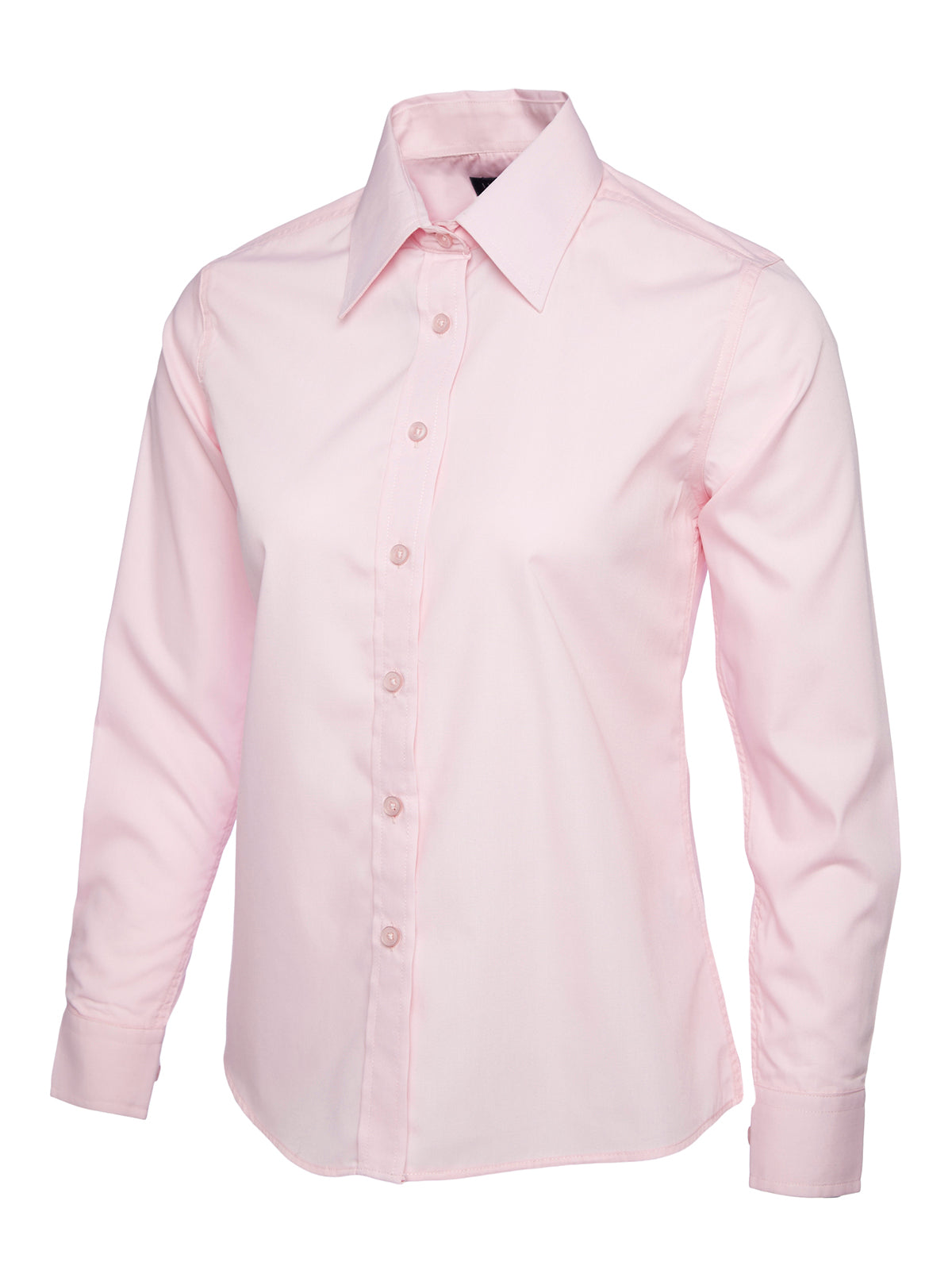 Uneek Ladies Poplin Full Sleeve Shirt UC711 - Pink