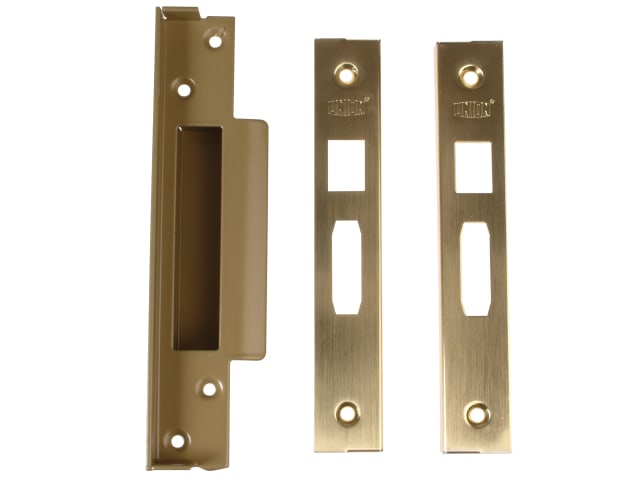 UNION StrongBOLT Mortice Rebate Kits Sashlocks 2200 -  13mm Polished Brass Box