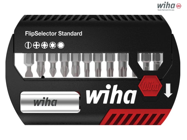 Wiha FlipSelector Bit Set, 13 Piece