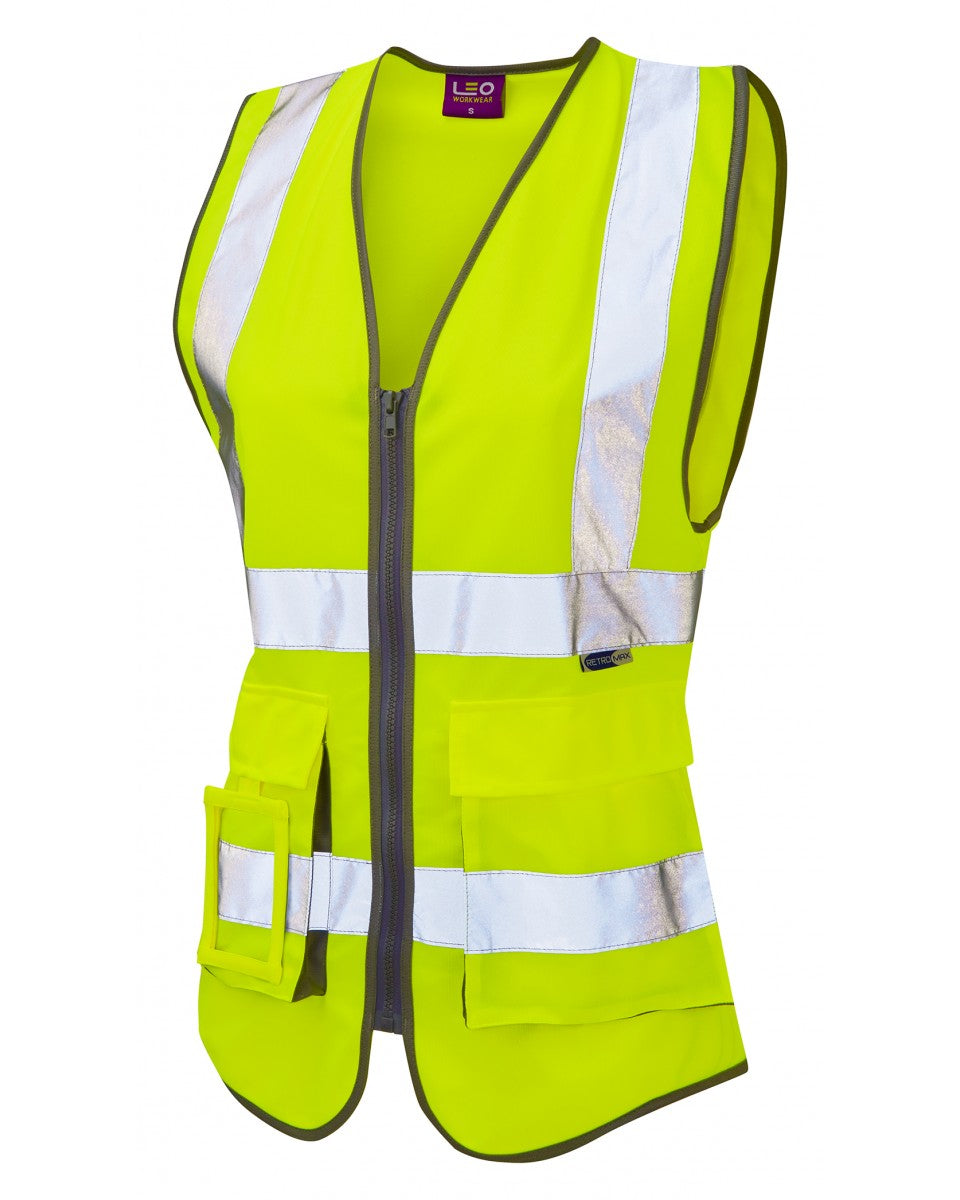 Leo Workwear Lynmouth Iso 20471 Cl 1 Superior Women'S Vest