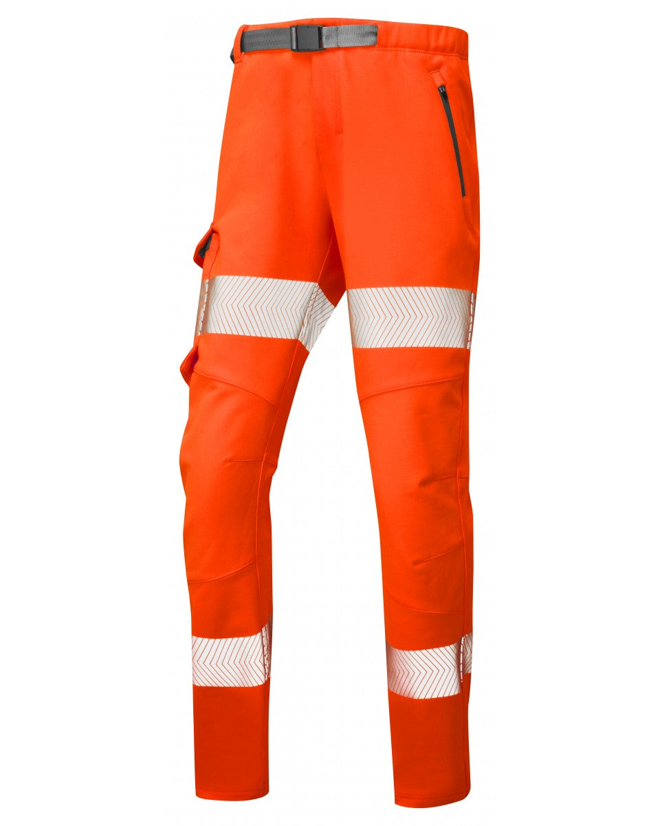 Leo Workwear Starcross Iso 20471 Cl 2 Women'S Stretch Work Trouser (HV Orange)