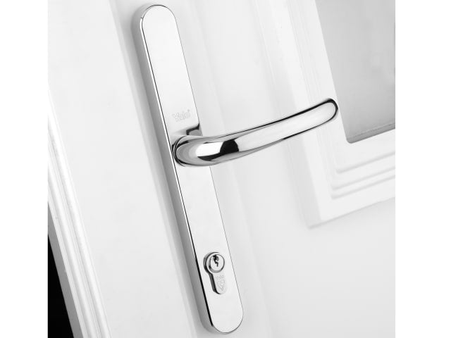 Yale Locks PVCu Retro Door Handle - Polished Chrome