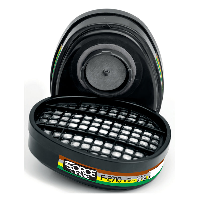 JSP Force8 F-2710 ABEK1 - 2 x Force Classic Filters