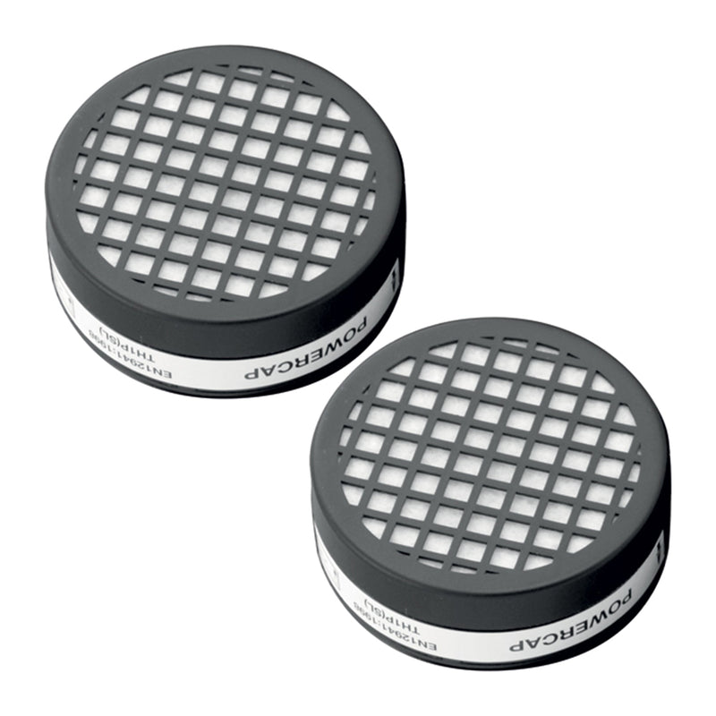 JSP Powercap Filters - 1 Pair - Black
