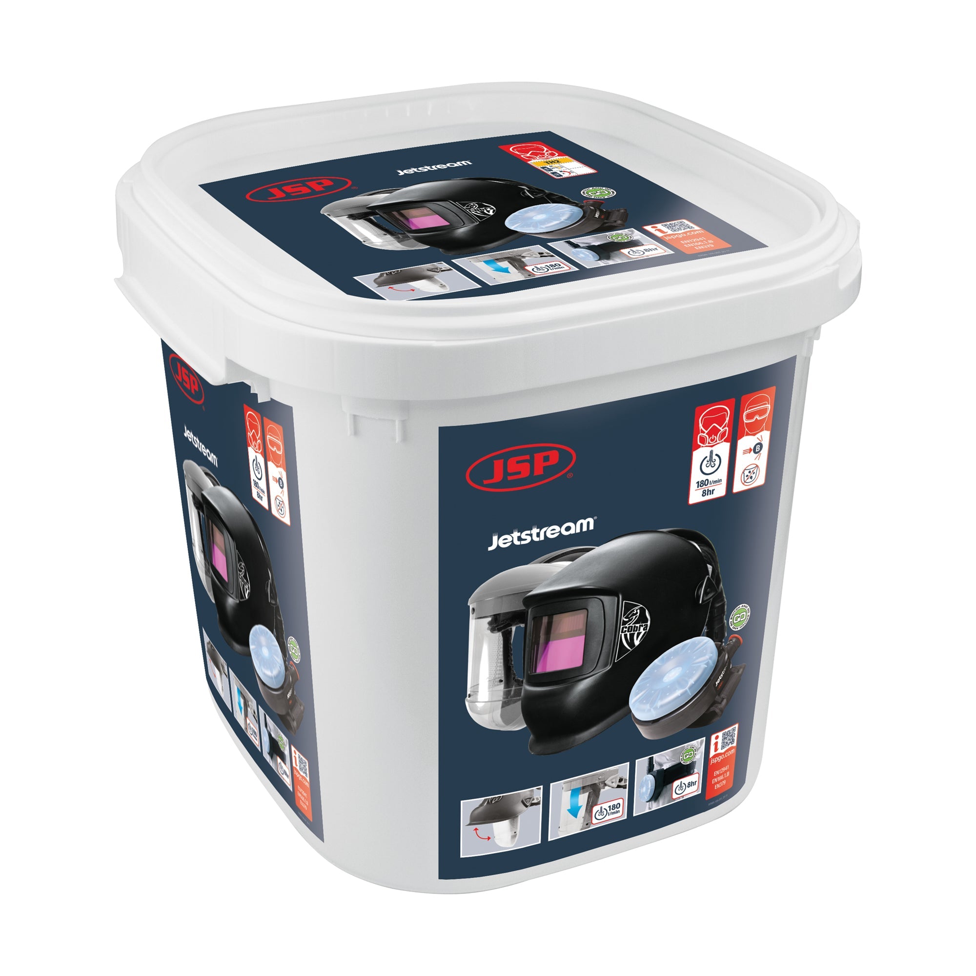 JSP Jetstream Welder Kit (A2PSL) with Multi Plug - Powered Respirator