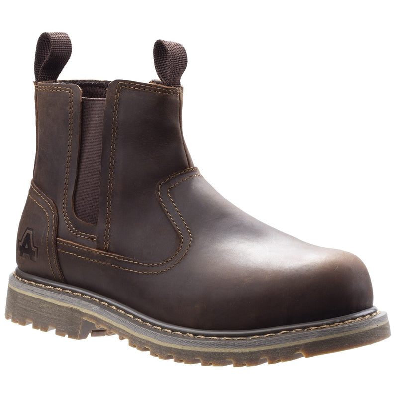 Amblers AS101 Alice ladies' safety boot in dark brown.