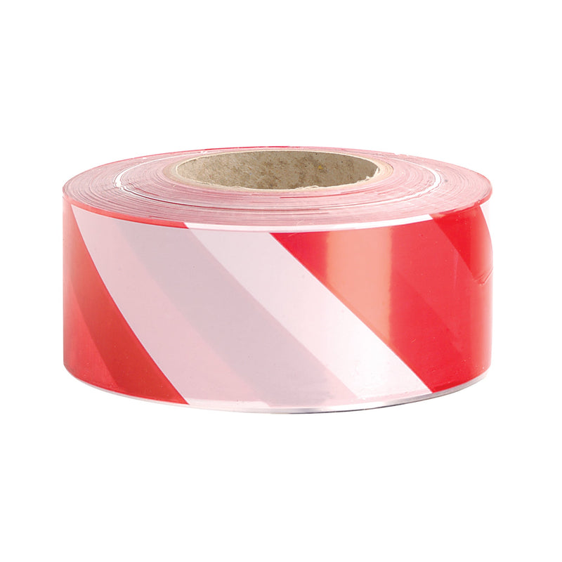 JSP 500m Zebra Tape - Red / White