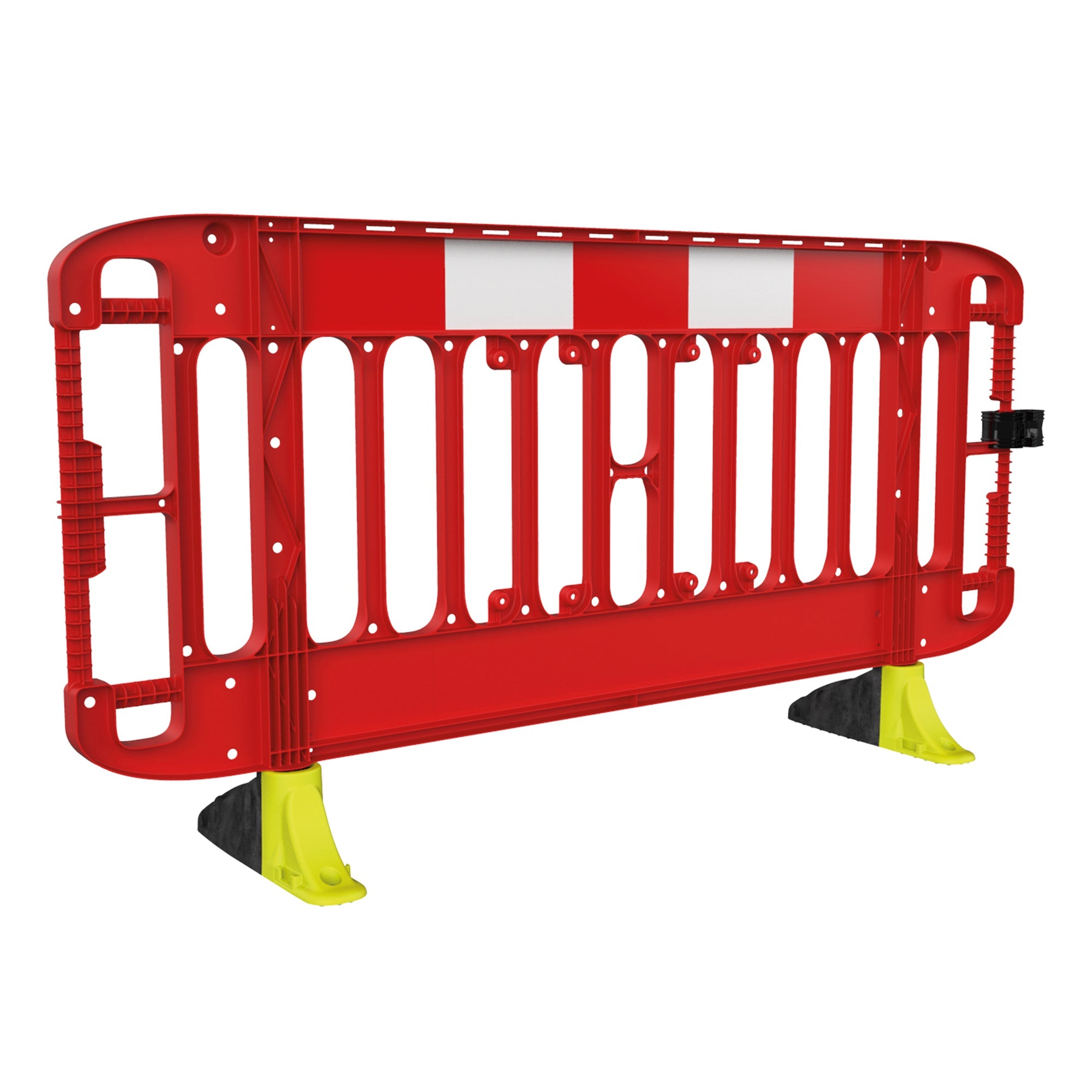 JSP Titan® 2m Injection Moulded Road Traffic Barrier with Yellow Anti