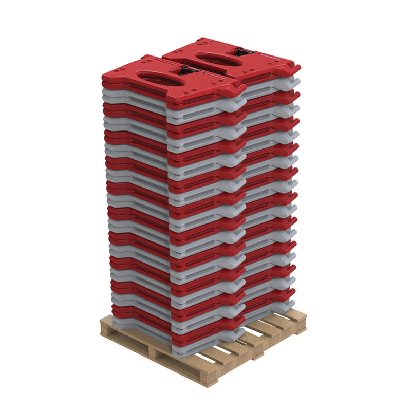 JSP AlphaBloc 1m Folding Traffic Separator - Red